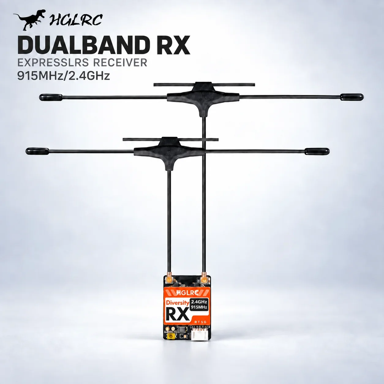Fpv Drone Antenna - HGLRC Dualband RX ExpressLRS-ontvanger, 915 MHz