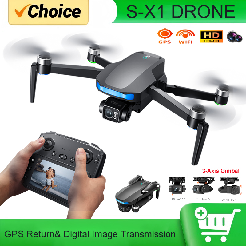 S-X1 MAX GPS-drone met 3-assig - Fpv Drone Charger recensie en prijs